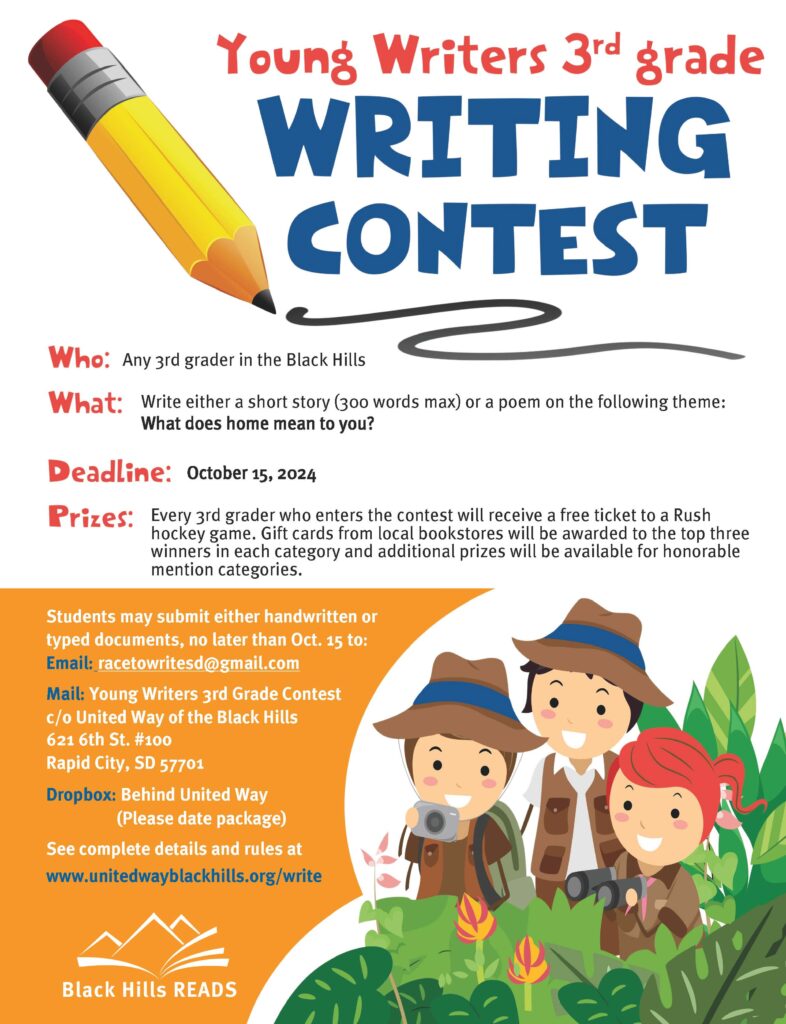 2024 Writing Contest Flyer